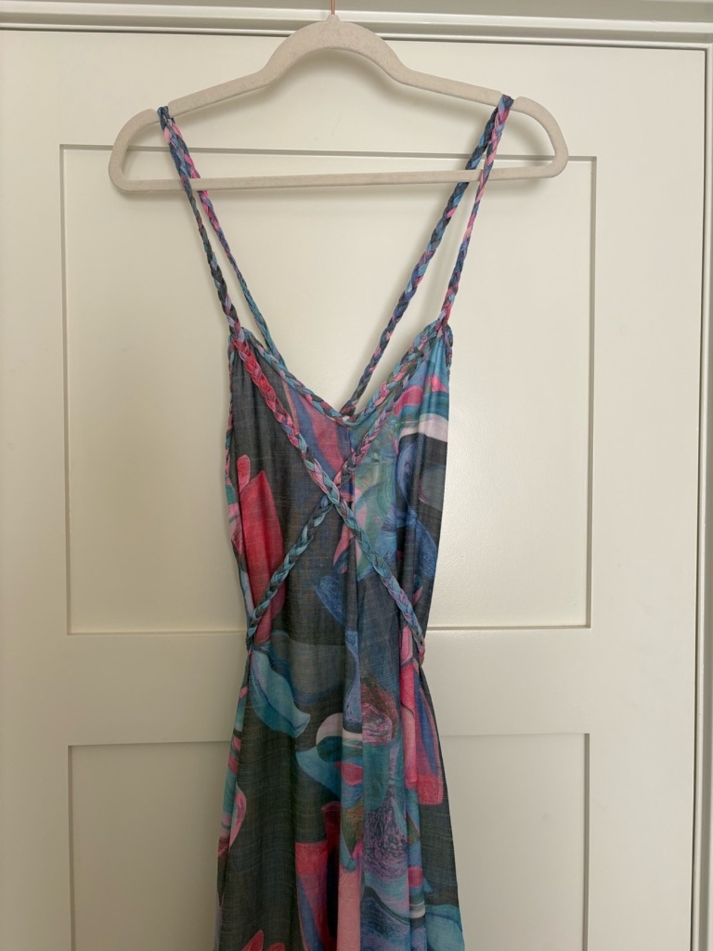 Anthropologie BOAMAR Miranda Dress In Blue Size M - Picture 7 of 10